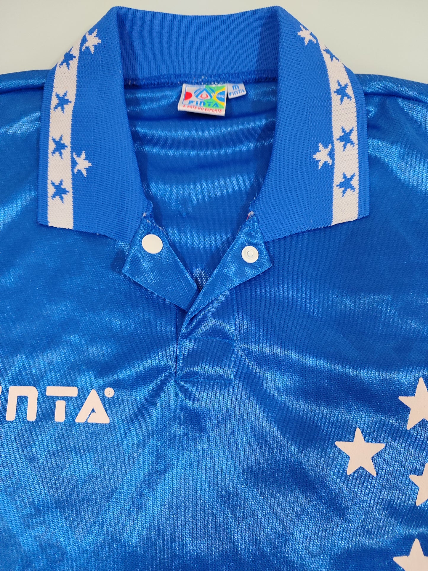 Rara e Histórica Camisa do Cruzeiro - 1996 - Ricardinho - Usada em Jogo