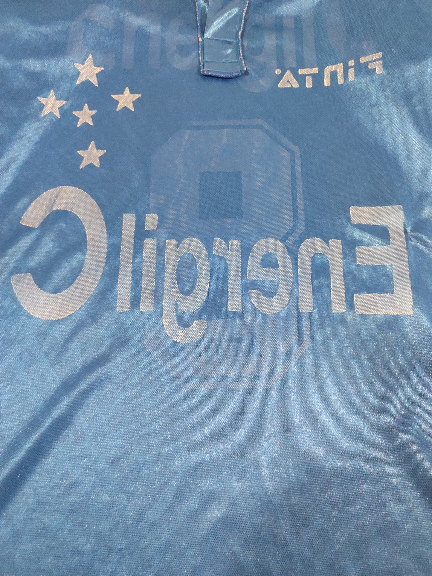 Rara e Histórica Camisa do Cruzeiro - 1996 - Ricardinho - Usada em Jogo