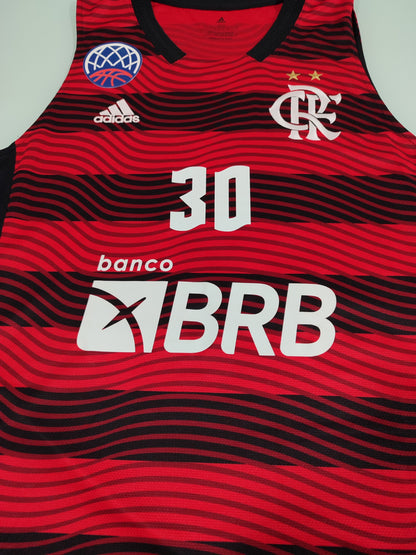 Espetacular Camisa do Flamengo - Basquete - Usada em Jogo