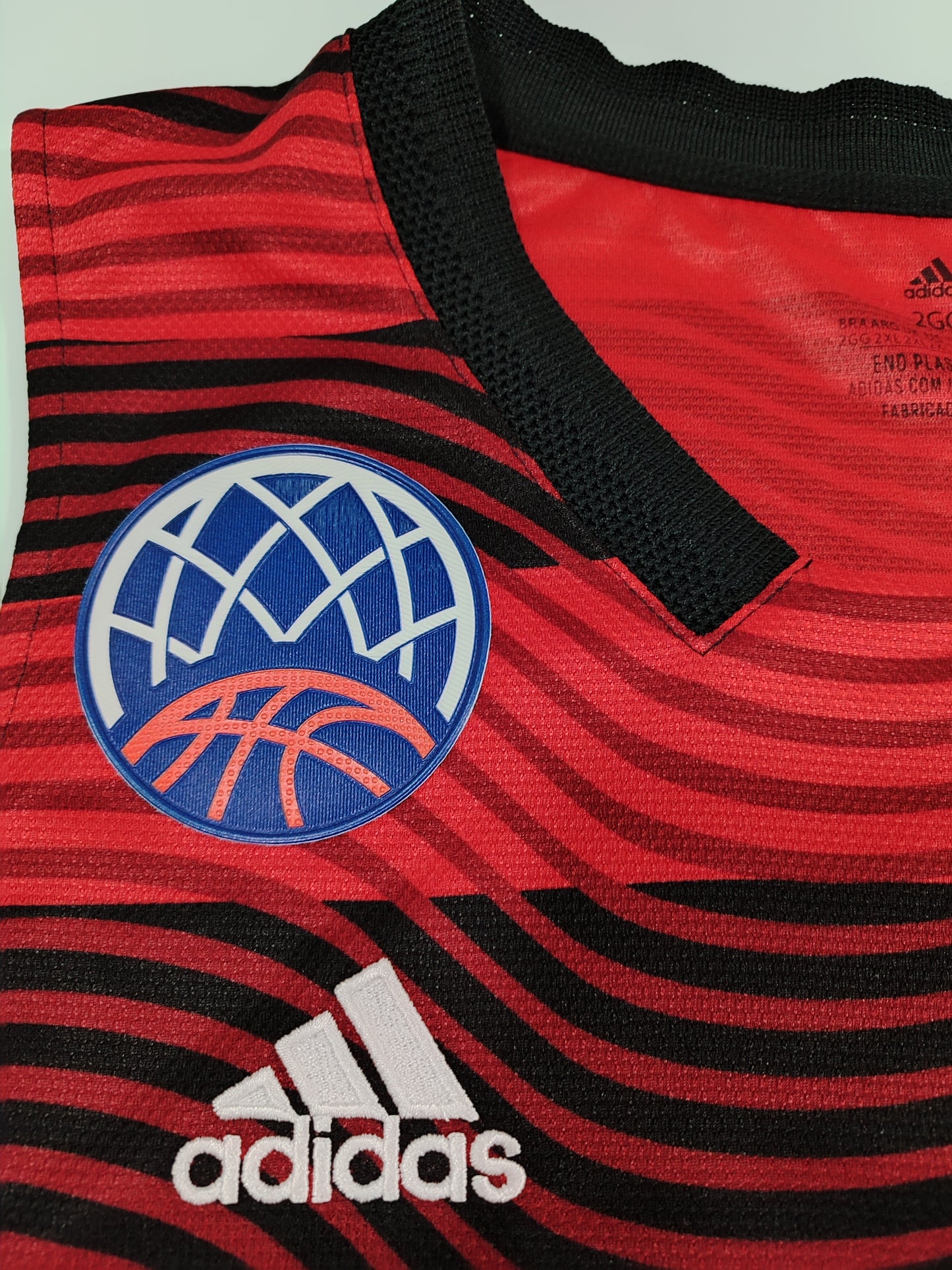 Espetacular Camisa do Flamengo - Basquete - Usada em Jogo