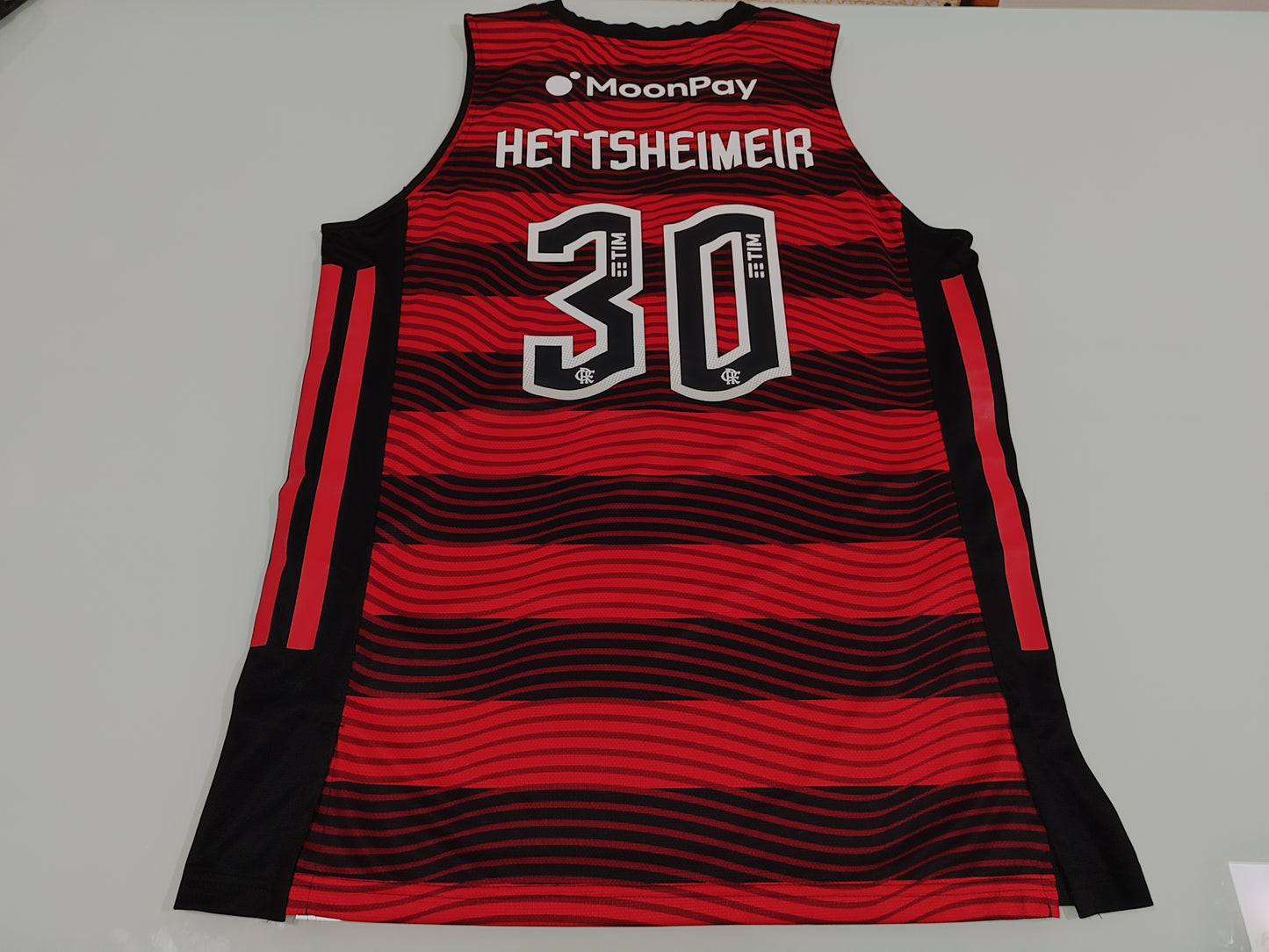 Espetacular Camisa do Flamengo - Basquete - Usada em Jogo