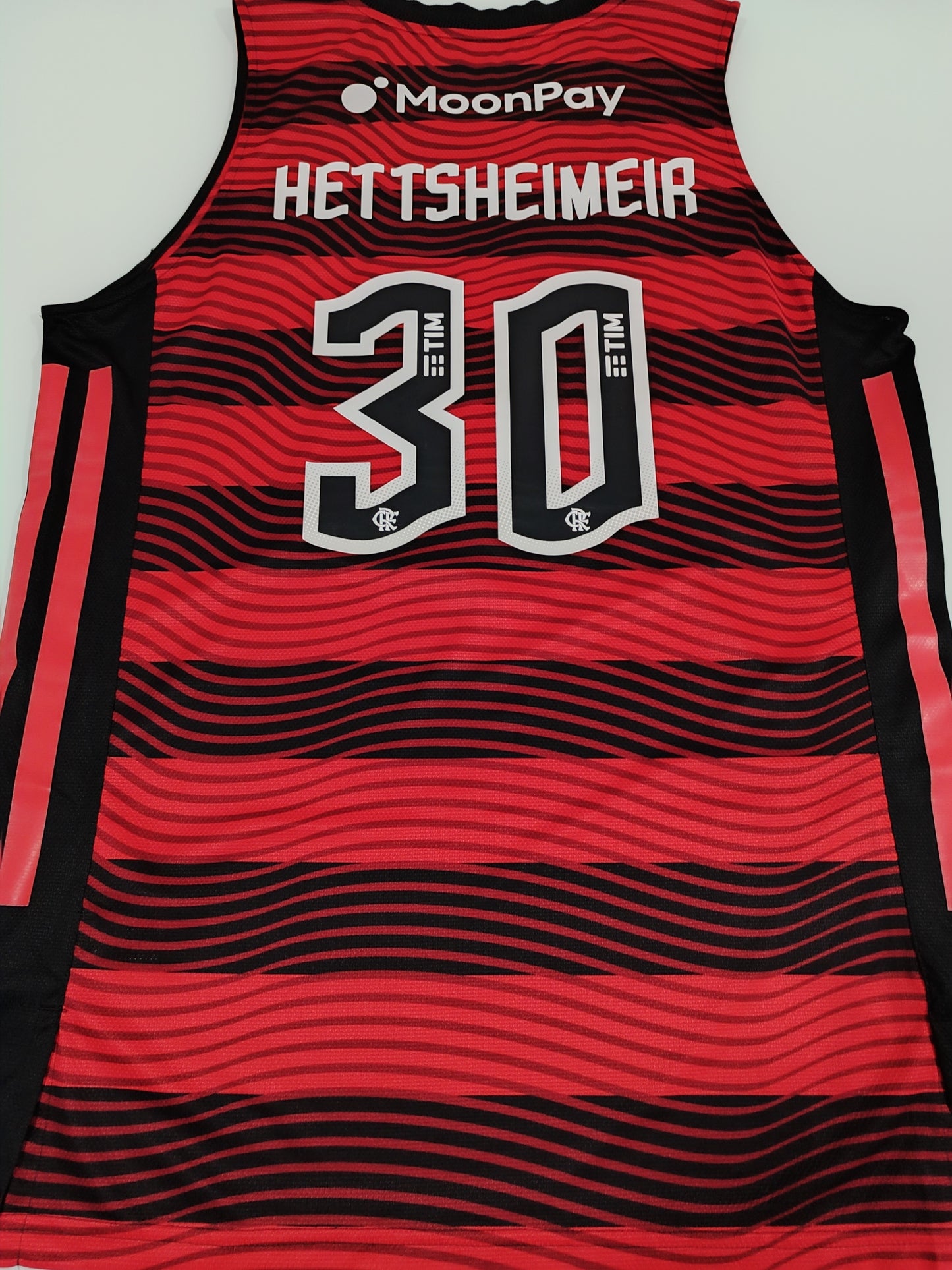 Espetacular Camisa do Flamengo - Basquete - Usada em Jogo