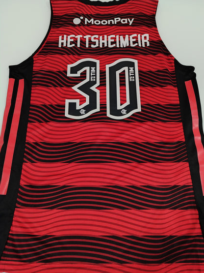 Espetacular Camisa do Flamengo - Basquete - Usada em Jogo