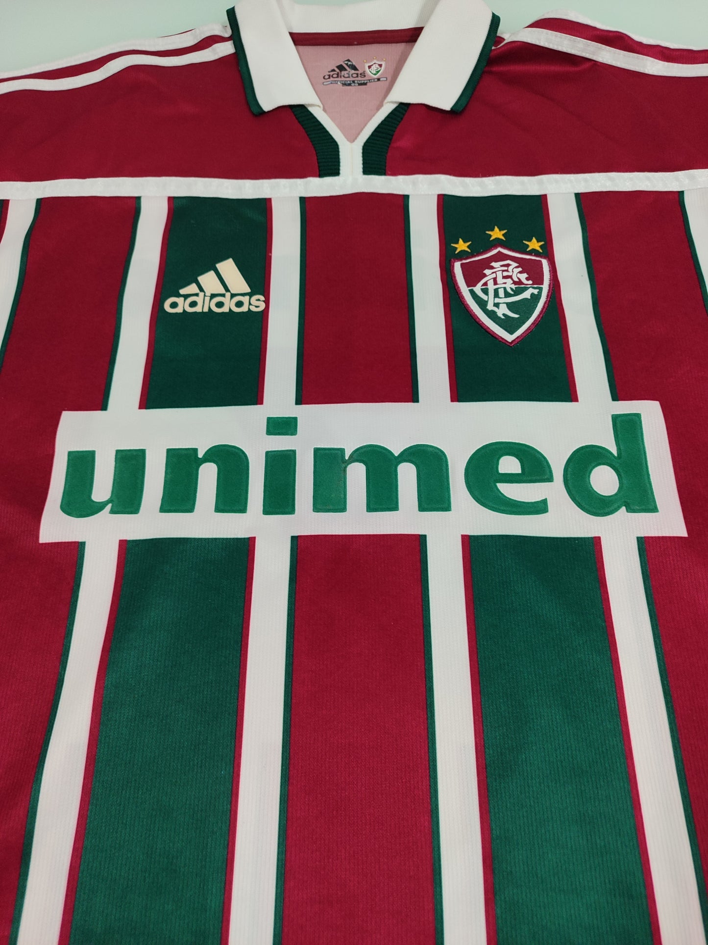 Bela Camisa Clássica da Adidas - Fluminense - 2001/2002 - a do Roni
