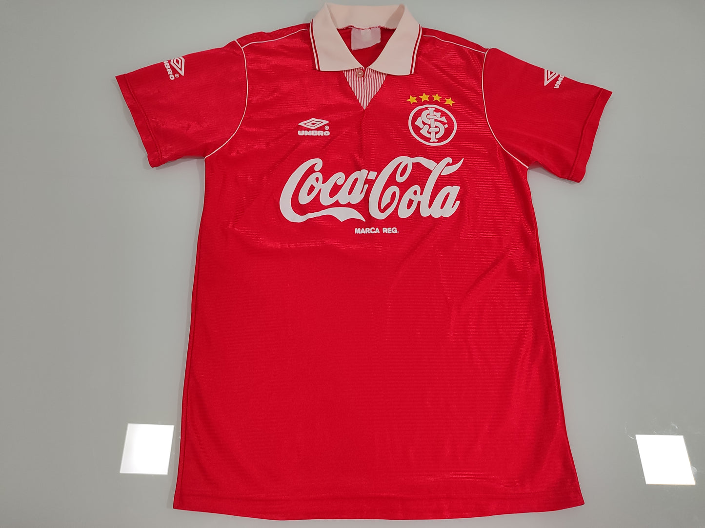Raridade - Camisa do Internacional - Umbro/Coca-Cola - 1991/1993 - de Jogador