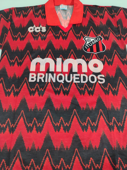 Espetacular Camisa do Ituano - 1991 - Em Pinturas e Veludo - De Jogador