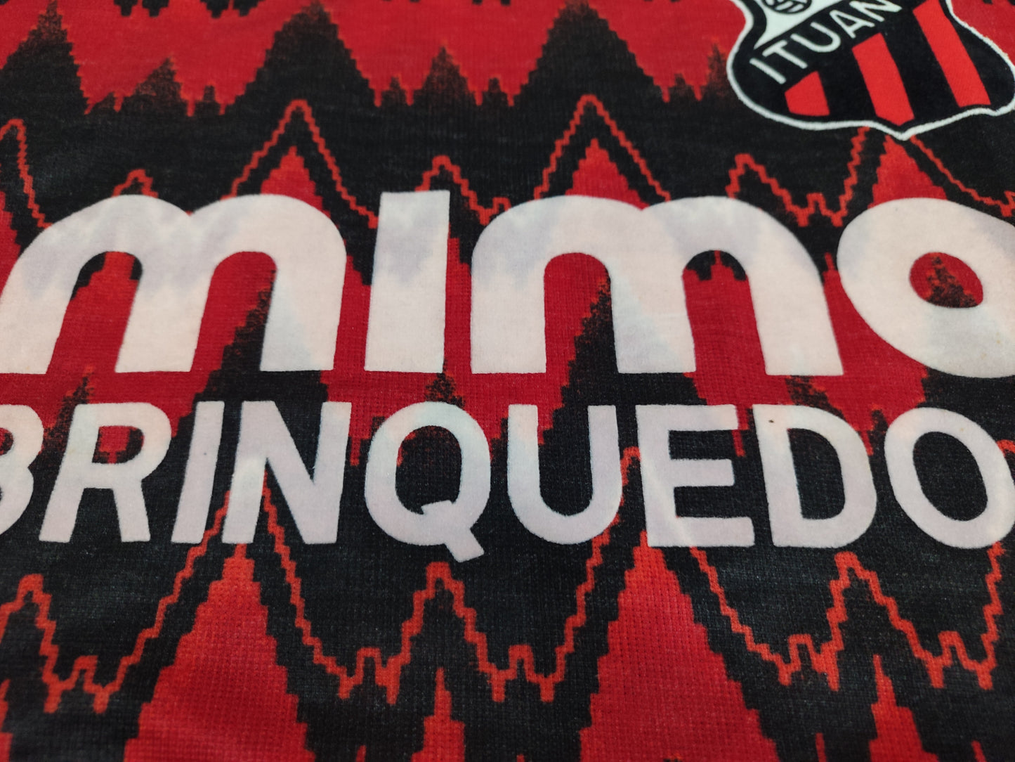 Espetacular Camisa do Ituano - 1991 - Em Pinturas e Veludo - De Jogador