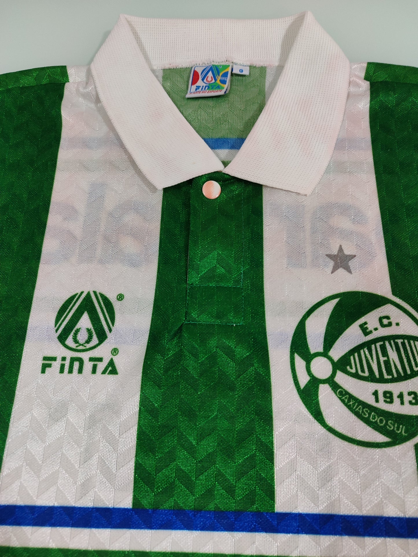 Espetacular Camisa do Juventude- Finta/Parmalat 1993/1994 - Usada em Jogo