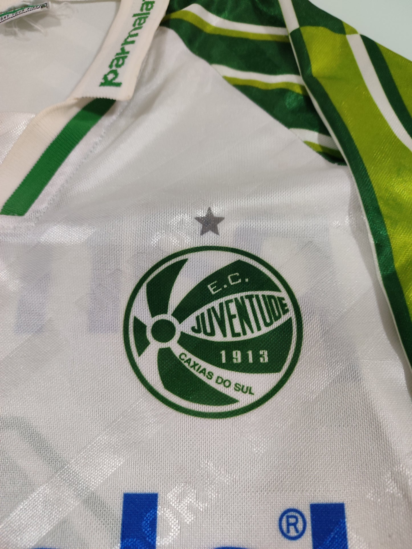 Linda Camisa do Juventude - Parmalat - anos 90 - Manga Longa - de Jogo!
