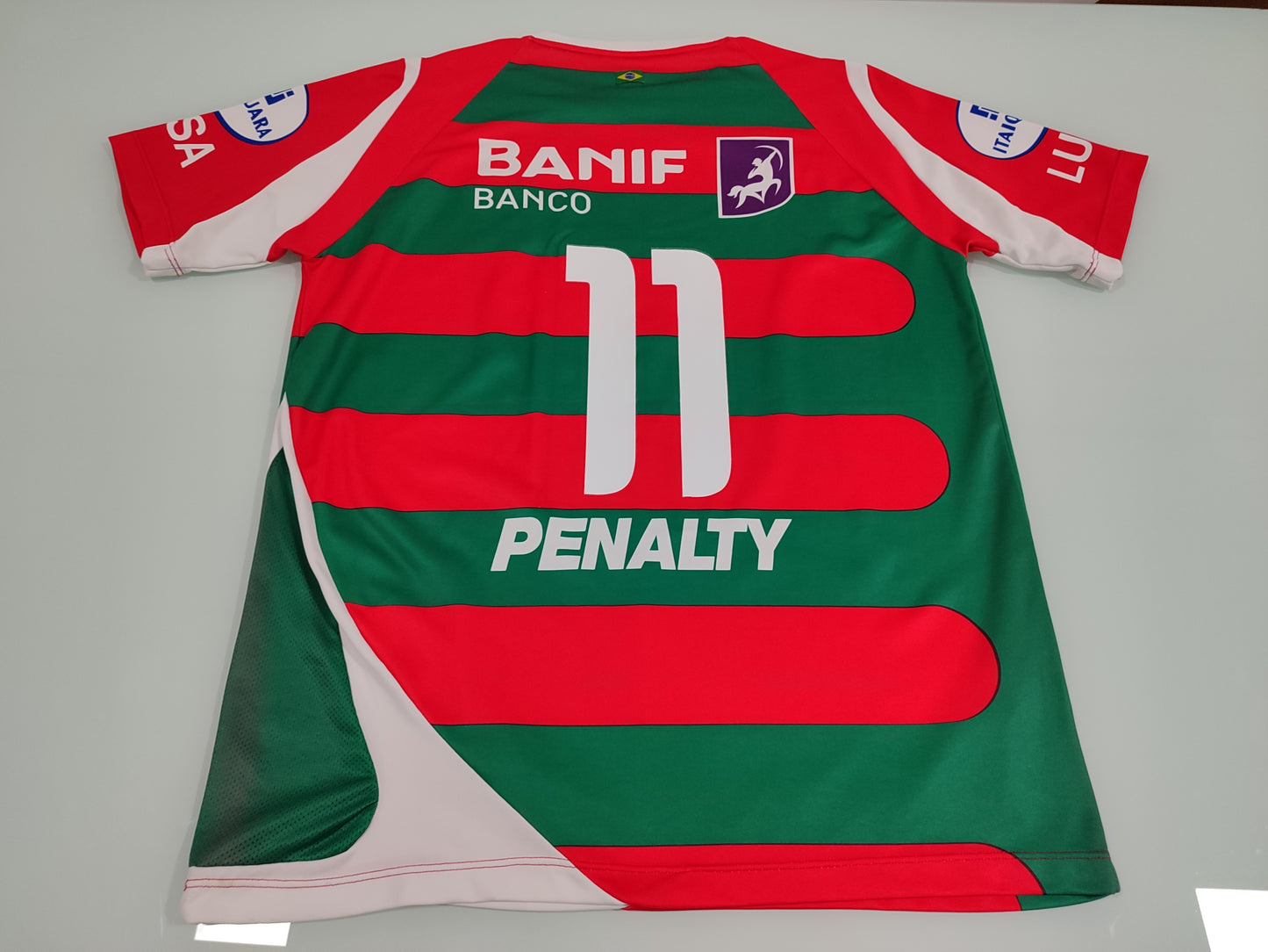 Bela Camisa da Portuguesa - 2009/2010 - Usada em Jogo - Edno