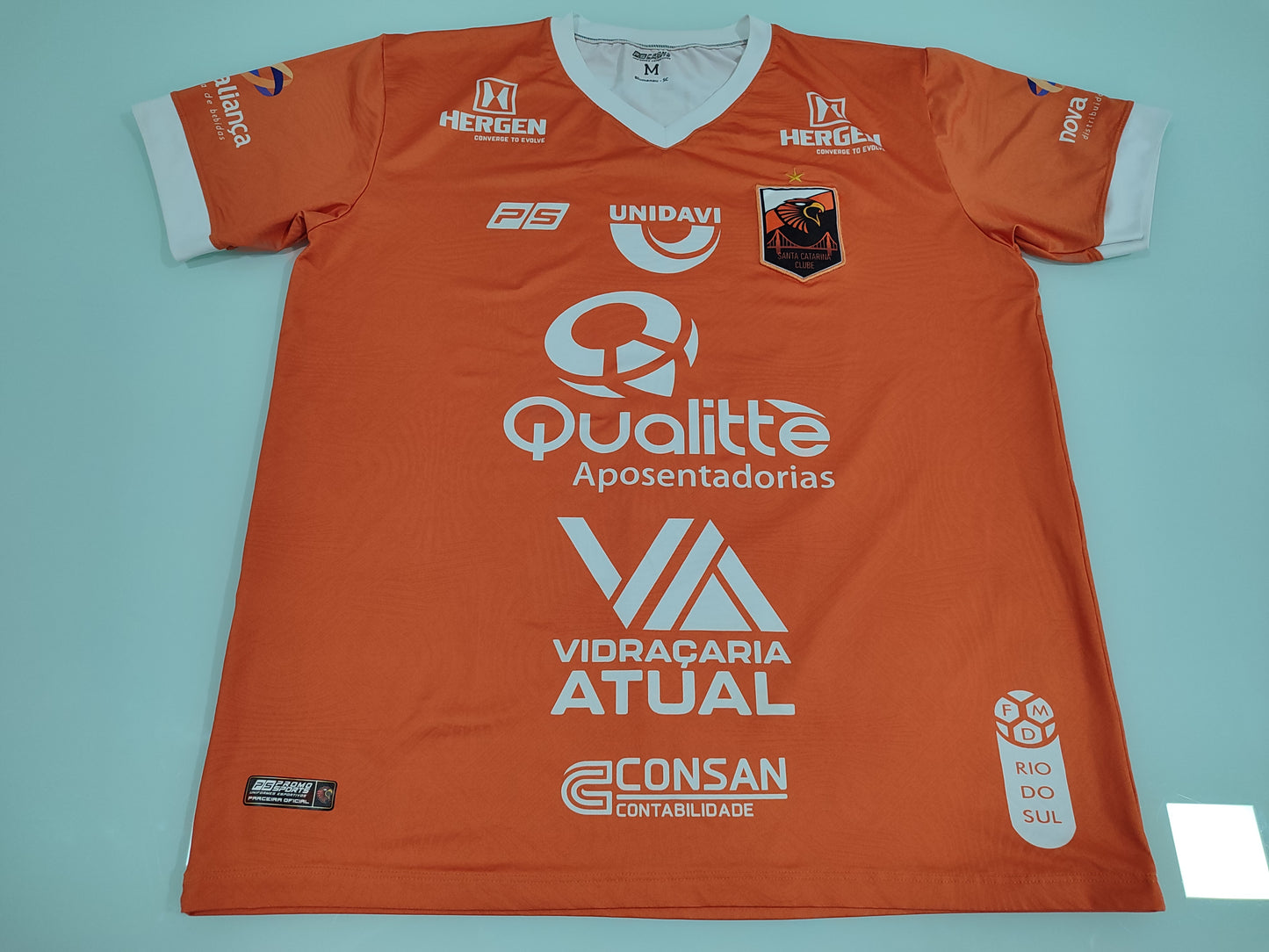 Raríssima Camisa do Santa Catarina - Sensação do Futebol Catarinense - Usada em Jogo
