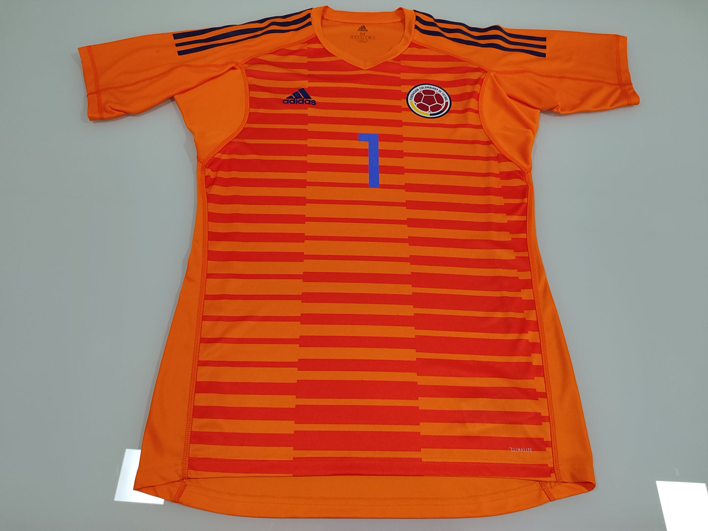 Rara e Linda Camisa da Colômbia - Goleiro - Usada Em Jogo