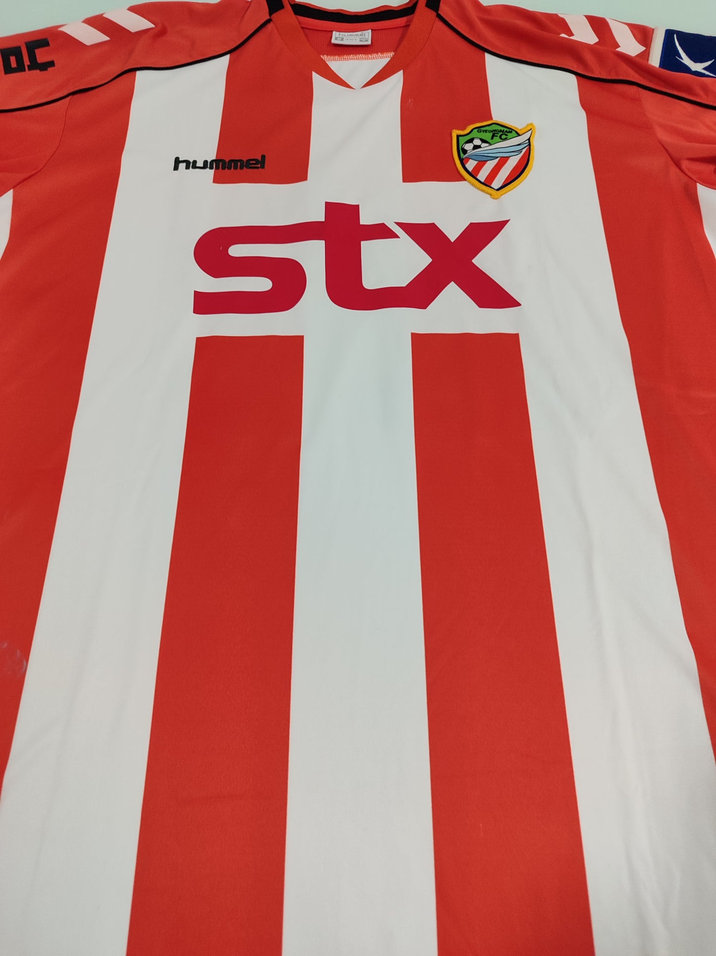 Raríssima Camisa Gyeongnam - Coréia Do Sul - Usada Em Jogo