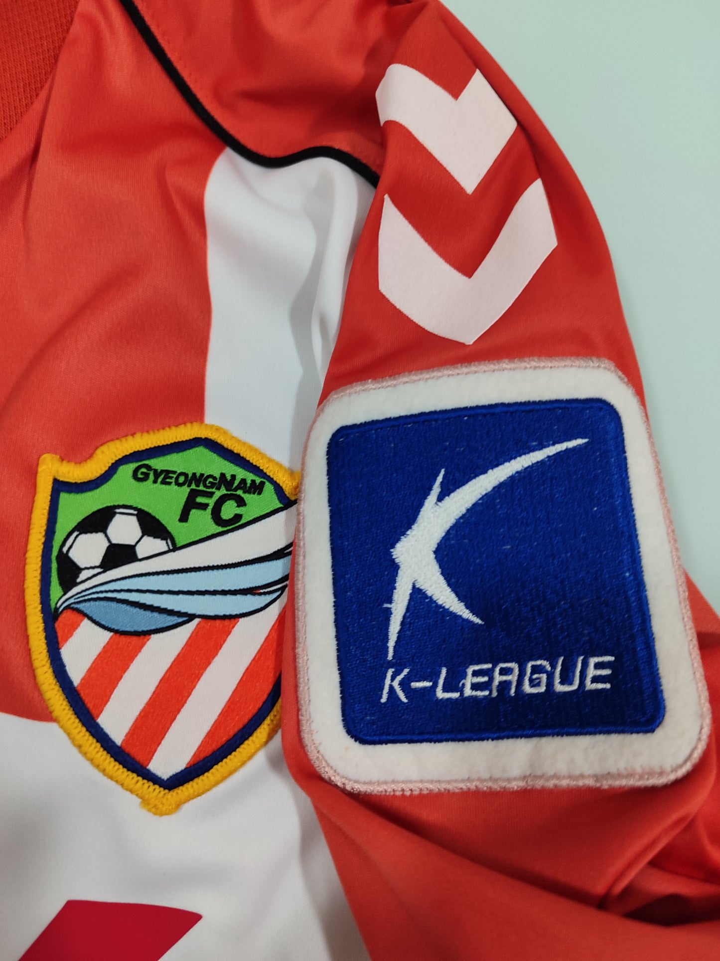 Raríssima Camisa Gyeongnam - Coréia Do Sul - Usada Em Jogo