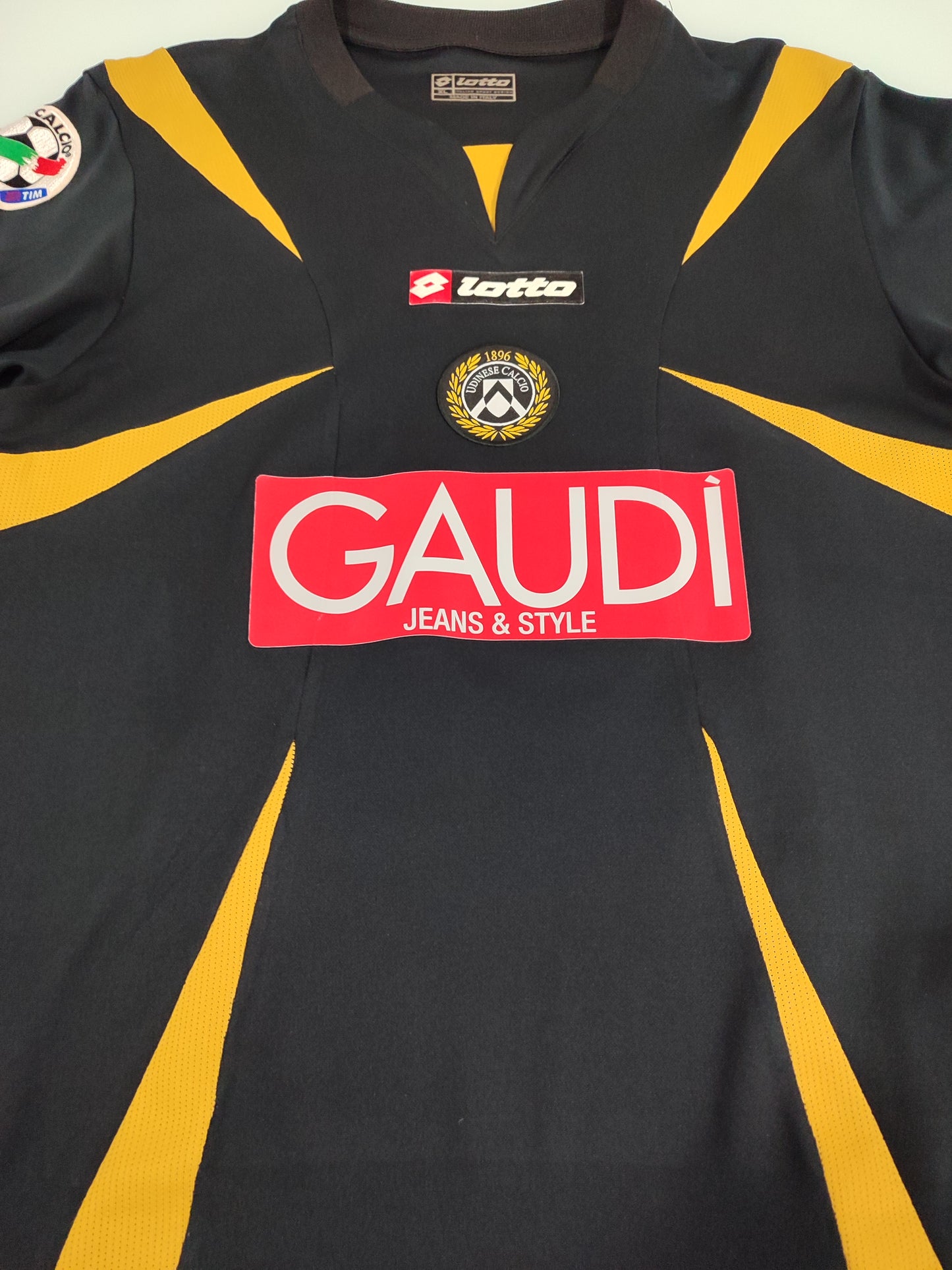 Belíssima Camisa da Udinese - Itália - 2006/2007 Usada Em Jogo!