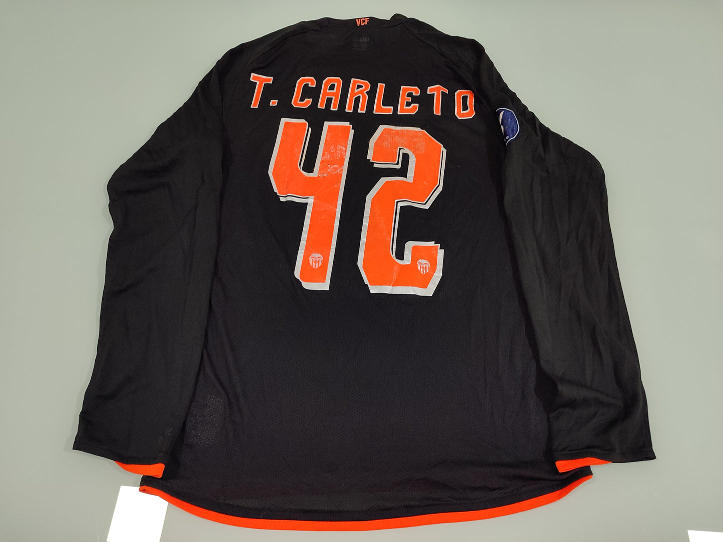 Rara Camisa - Valencia - Espanha - Mangas Longas - De Jogo UEFA!