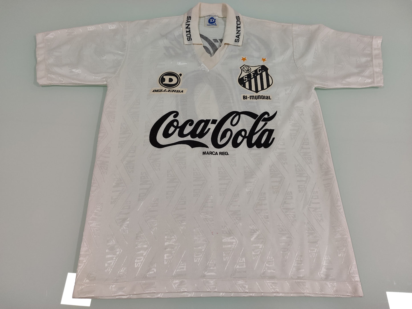 Linda - Camisa Santos - Dellerba - Coca-Cola - Anos 90 - Em Pinturas