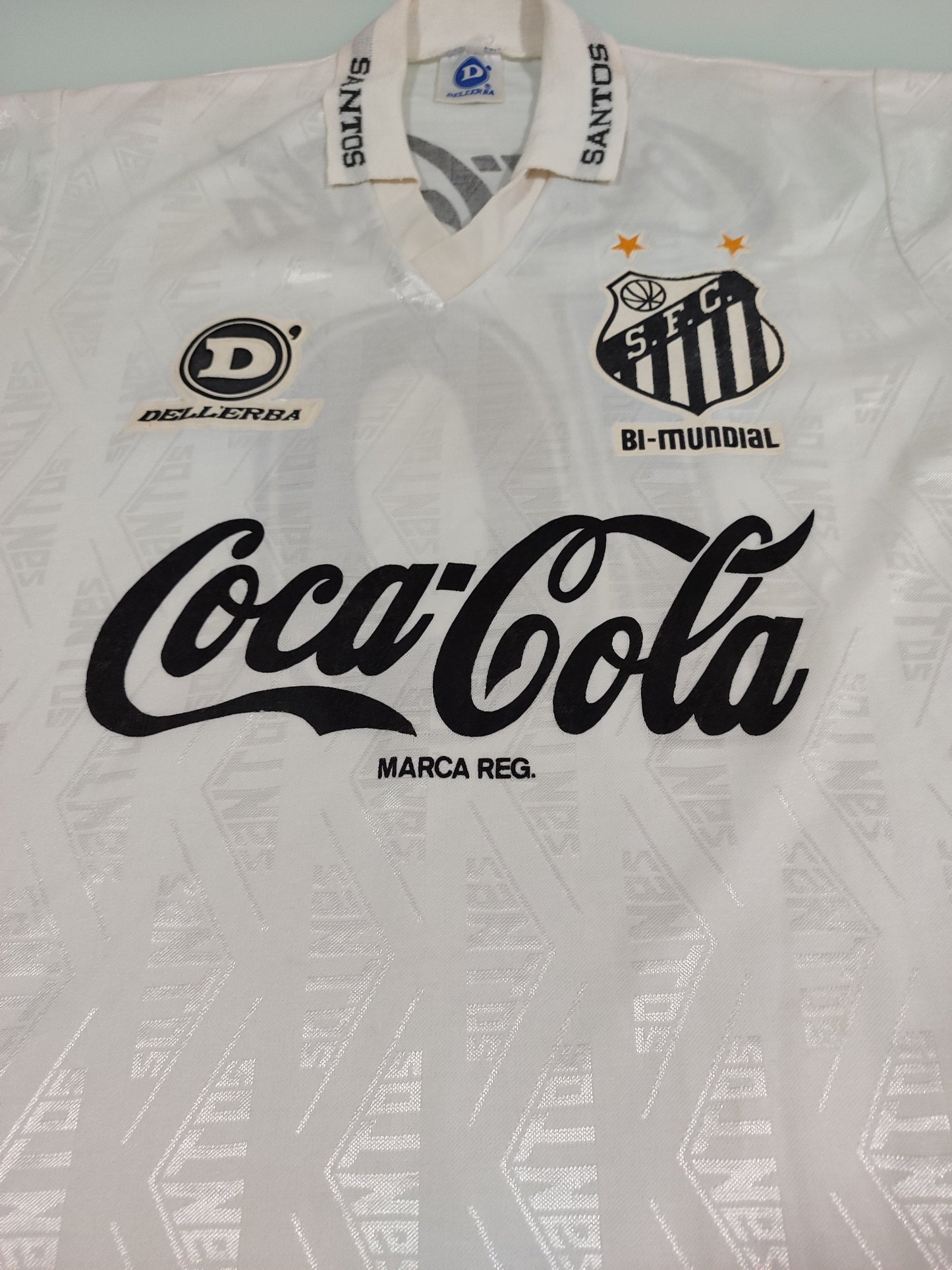 Linda - Camisa Santos - Dellerba - Coca-Cola - Anos 90 - Em Pinturas