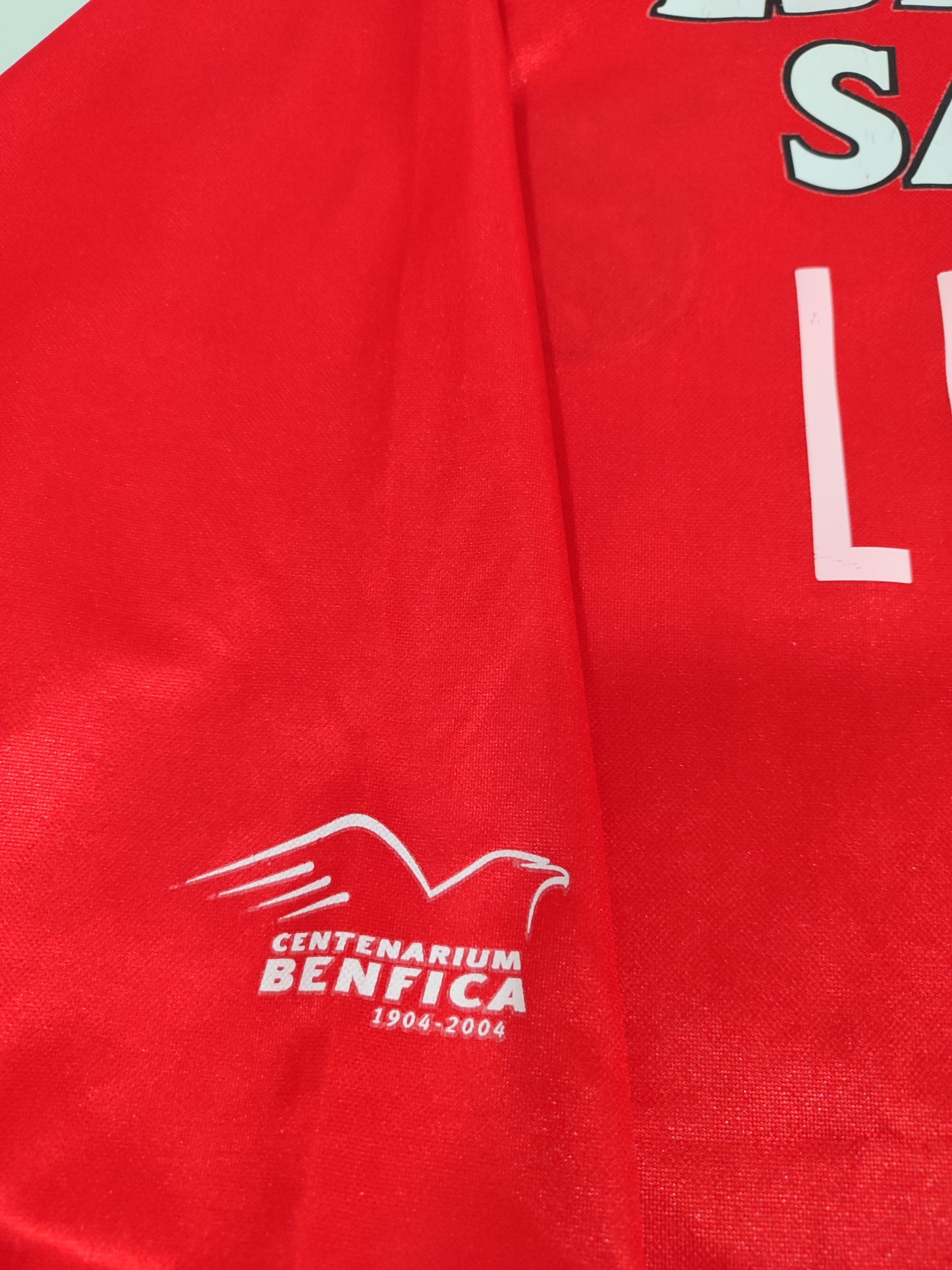 Rara Camisa do Benfica - Portugal - Edição Especial Centenário - De Jogador