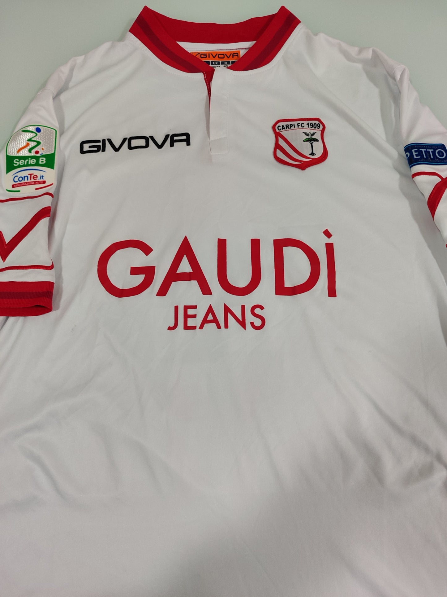 Raridade de Coleção - Camisa do Carpi - Itália - Usada em Jogo!
