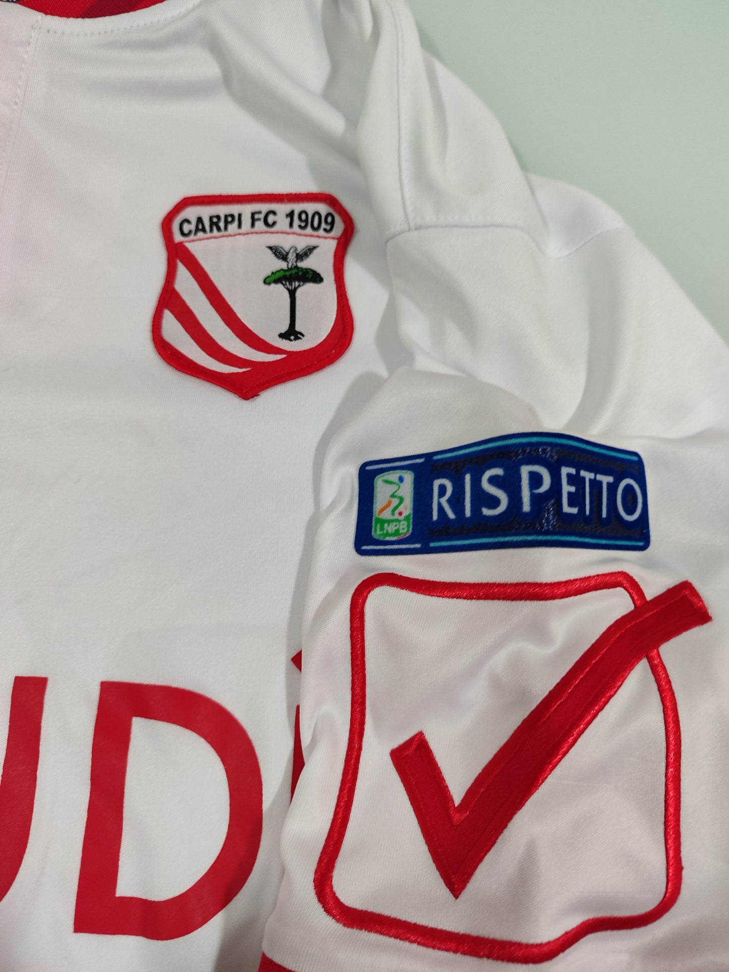 Raridade de Coleção - Camisa do Carpi - Itália - Usada em Jogo!