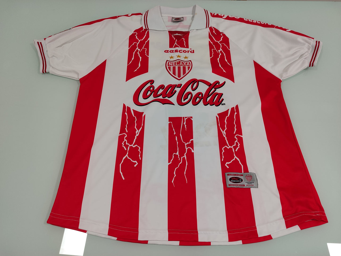 Camisa Histórica do Necaxa - México - 1999/2000 - Usada Em Jogo!