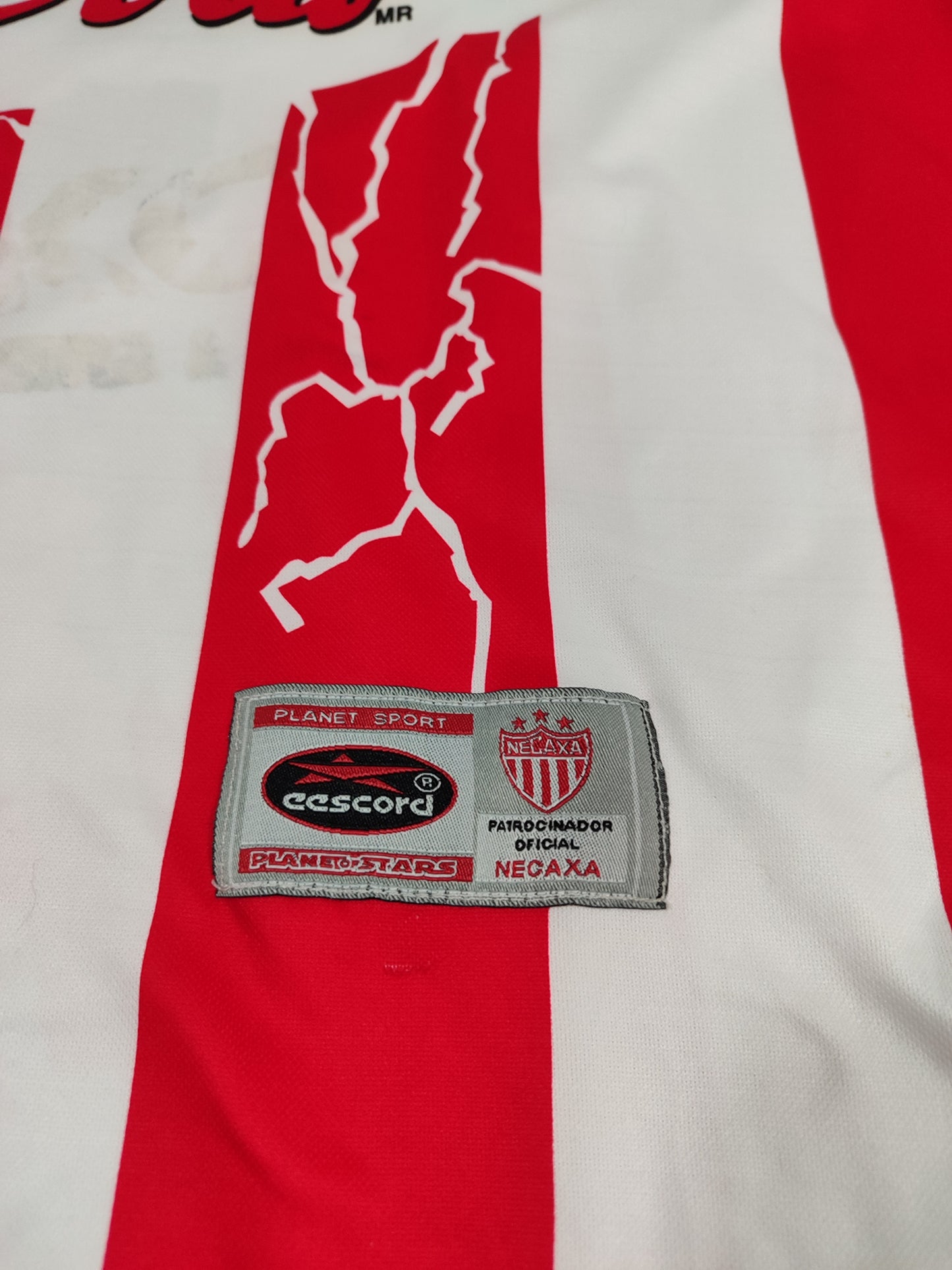 Camisa Histórica do Necaxa - México - 1999/2000 - Usada Em Jogo!