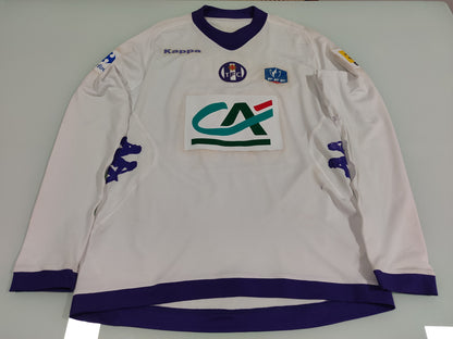 Rara Camisa do Toulouse - França - Mangas Longas - Usada Em Jogo - Sissoko