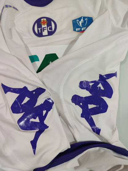 Rara Camisa do Toulouse - França - Mangas Longas - Usada Em Jogo - Sissoko