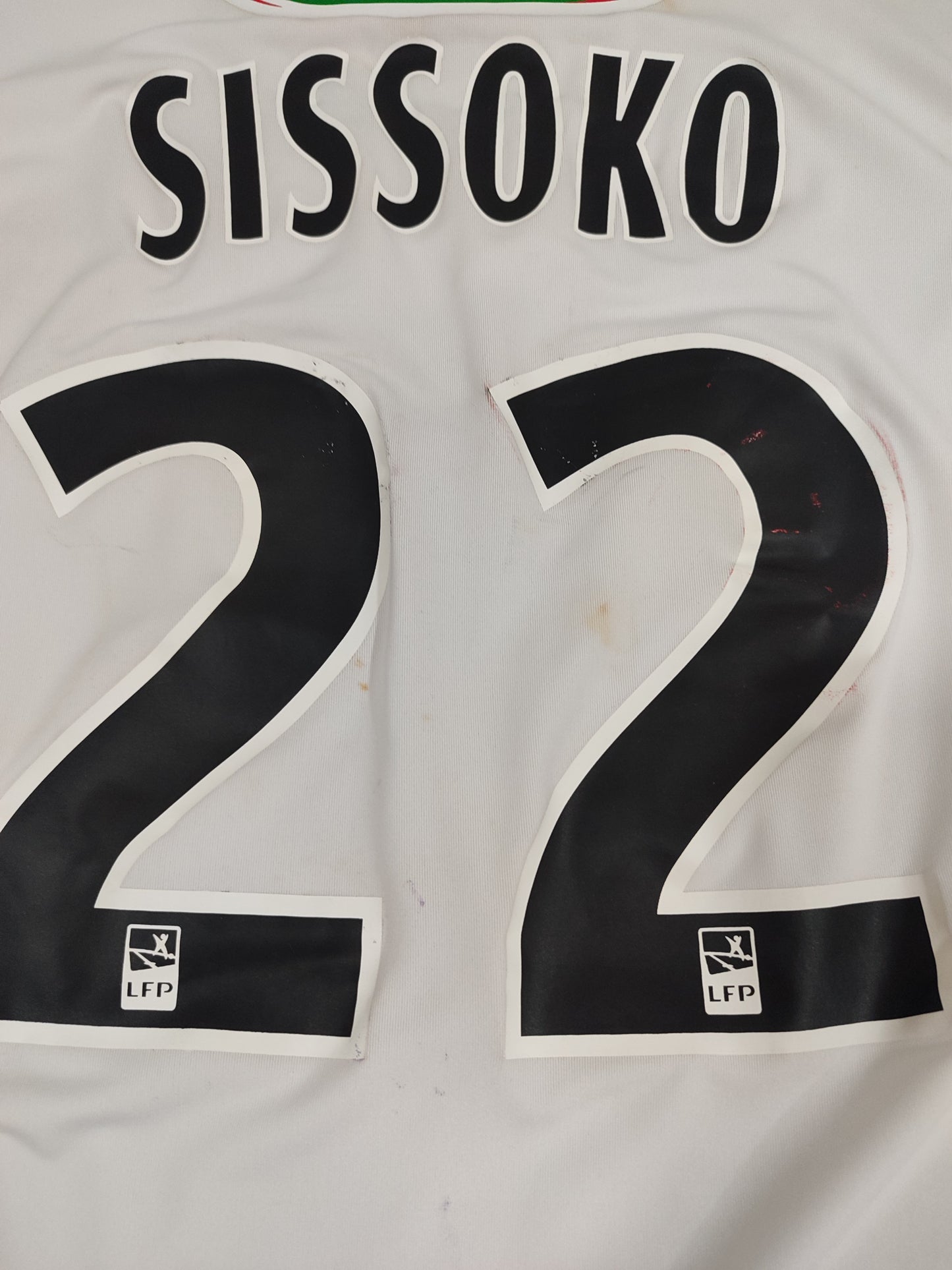 Rara Camisa do Toulouse - França - Mangas Longas - Usada Em Jogo - Sissoko