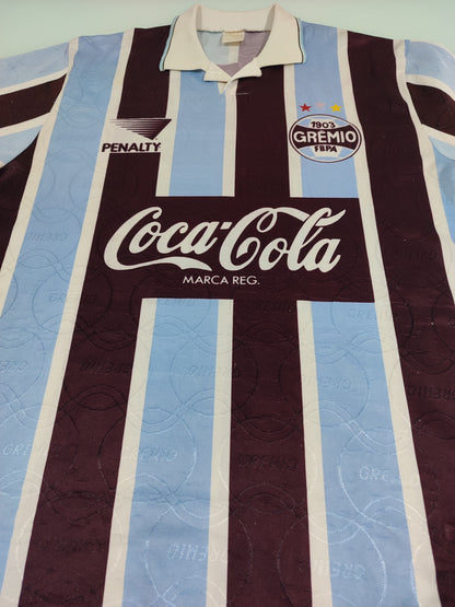Rara Camisa Do Grêmio - Penalty/Coca-Cola - 1993/1994 - Usada Em Jogo