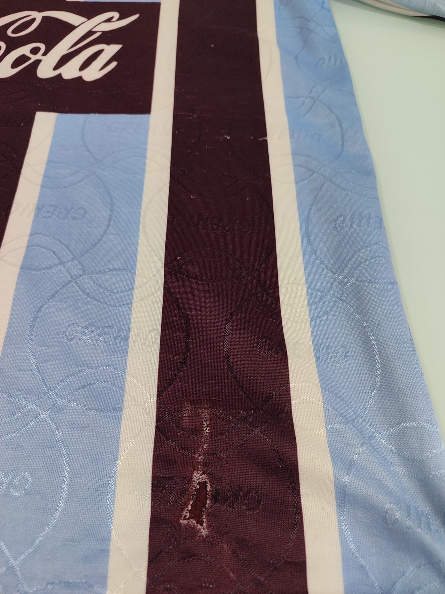 Rara Camisa Do Grêmio - Penalty/Coca-Cola - 1993/1994 - Usada Em Jogo