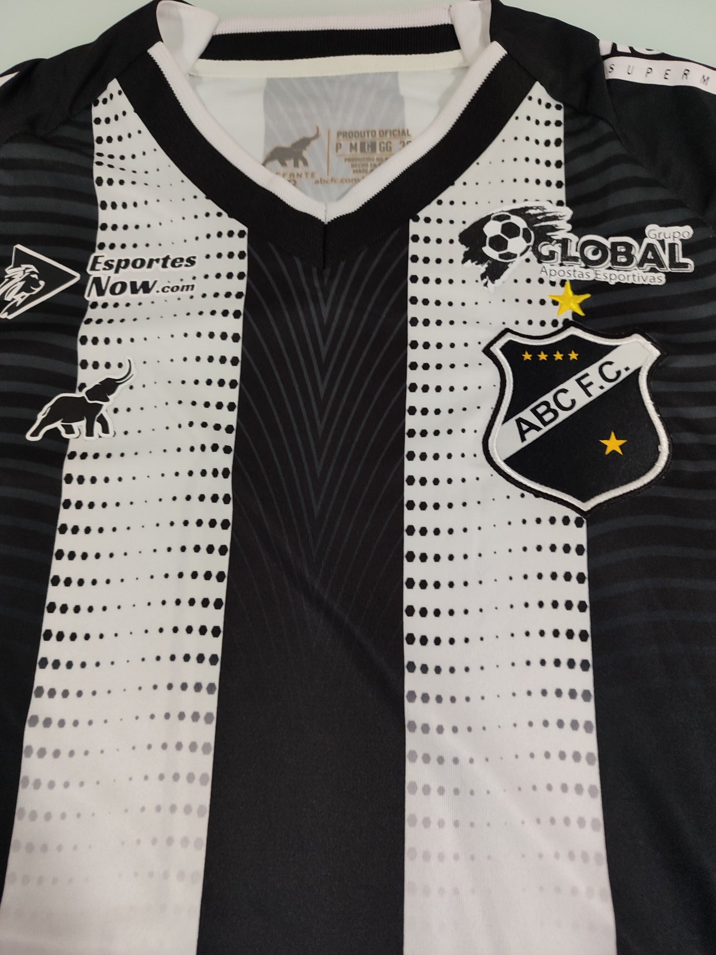 Linda Camisa Do Abc #4 - Usada Em Jogo - De Coleção!