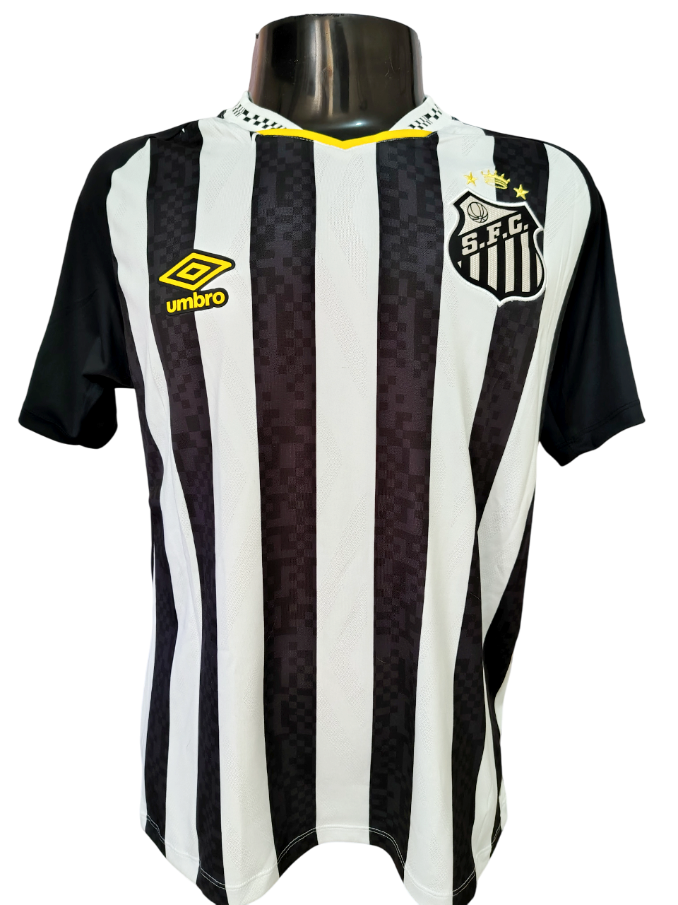 Santos modelo away torcedor 2025 Neymar