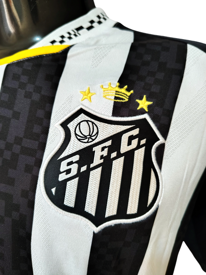 Santos modelo away torcedor 2025 Neymar