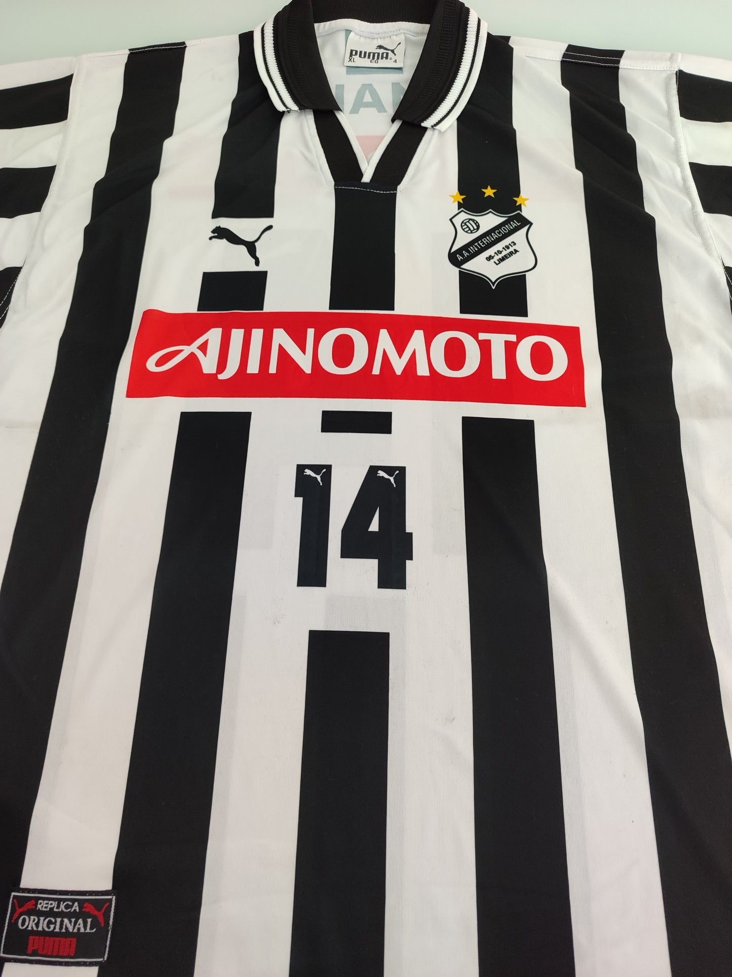 Rara Camisa da Inter de Limeira - Usada em Jogo Anos 2000 - Puma