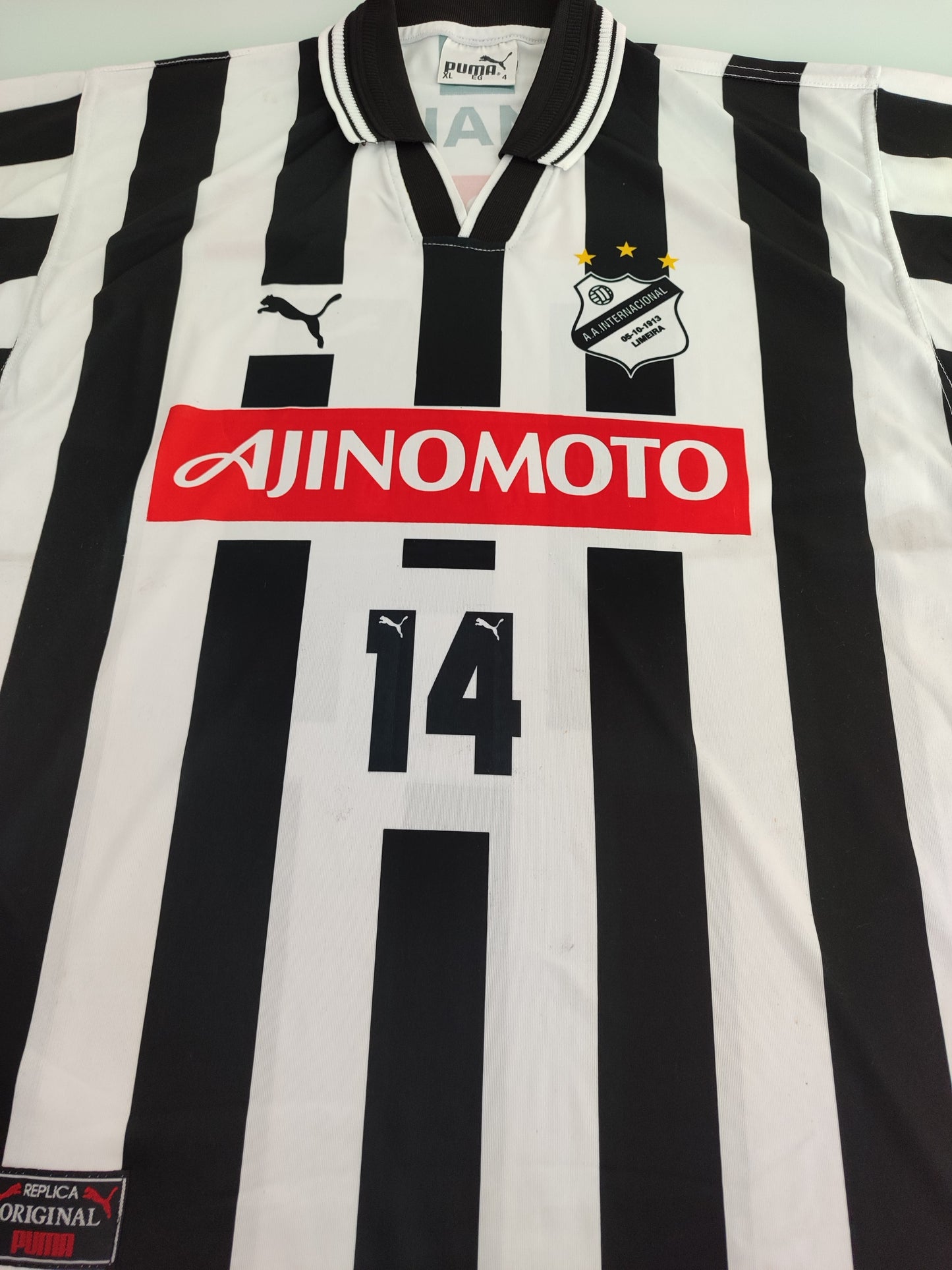 Rara Camisa da Inter de Limeira - Usada em Jogo Anos 2000 - Puma