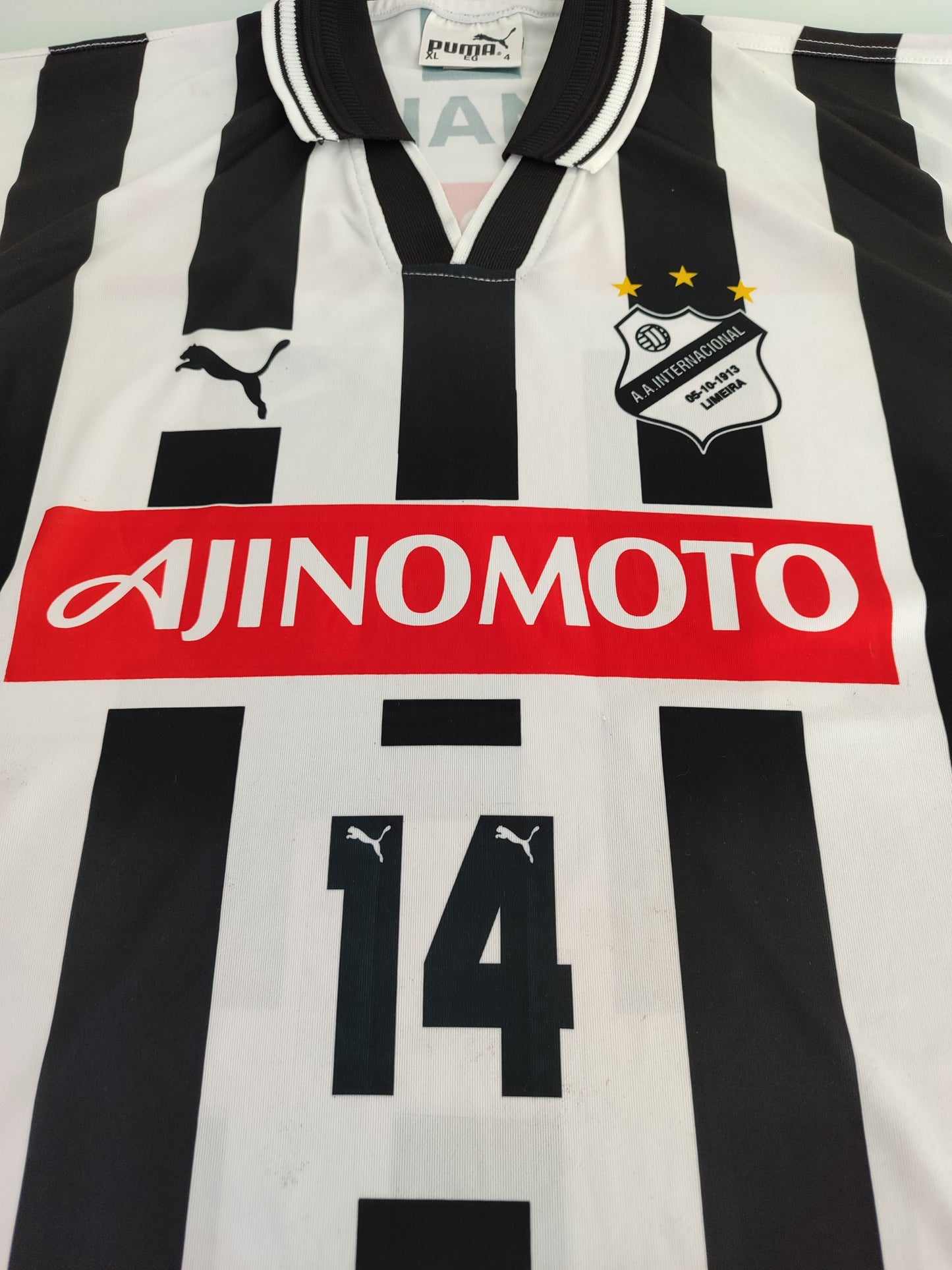 Rara Camisa da Inter de Limeira - Usada em Jogo Anos 2000 - Puma