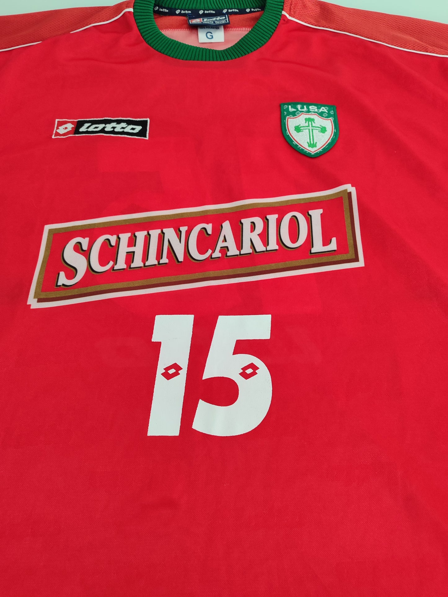 Espetacular Camisa da Portuguesa - Terceiro Uniforme Anos  2000 - Usada em Jogo