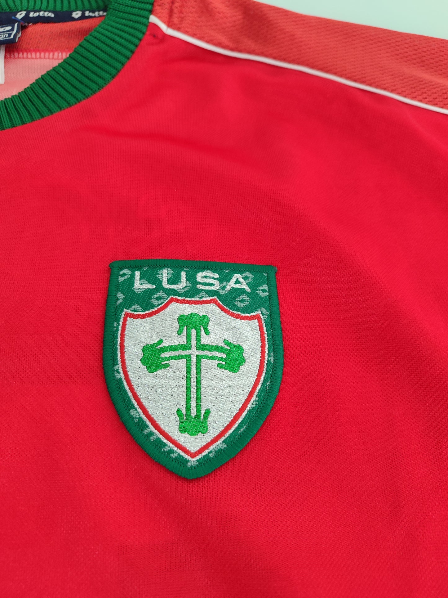 Espetacular Camisa da Portuguesa - Terceiro Uniforme Anos  2000 - Usada em Jogo