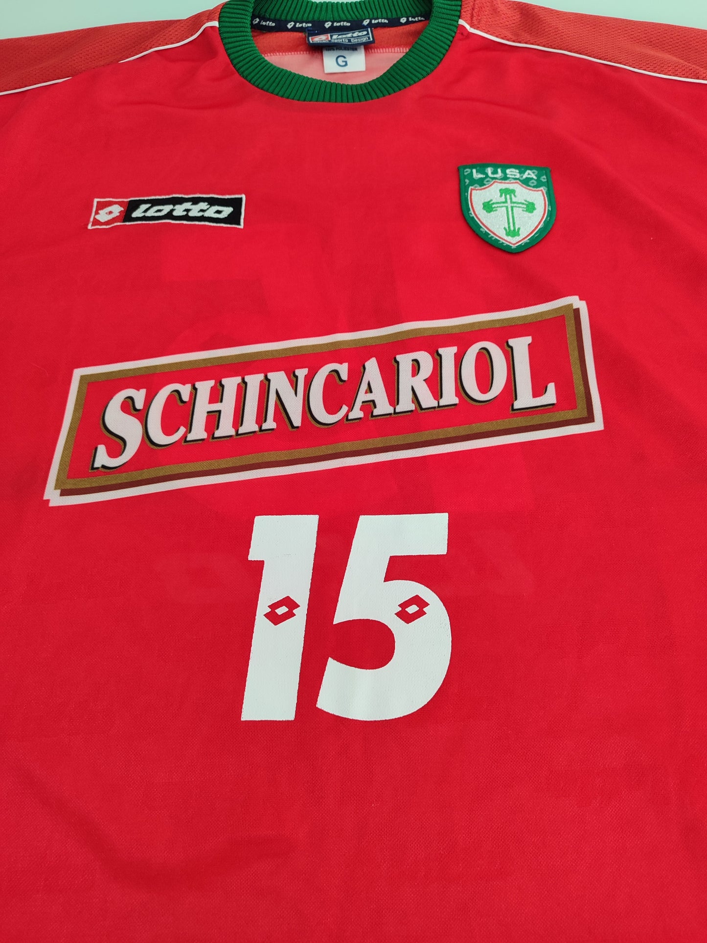 Espetacular Camisa da Portuguesa - Terceiro Uniforme Anos  2000 - Usada em Jogo