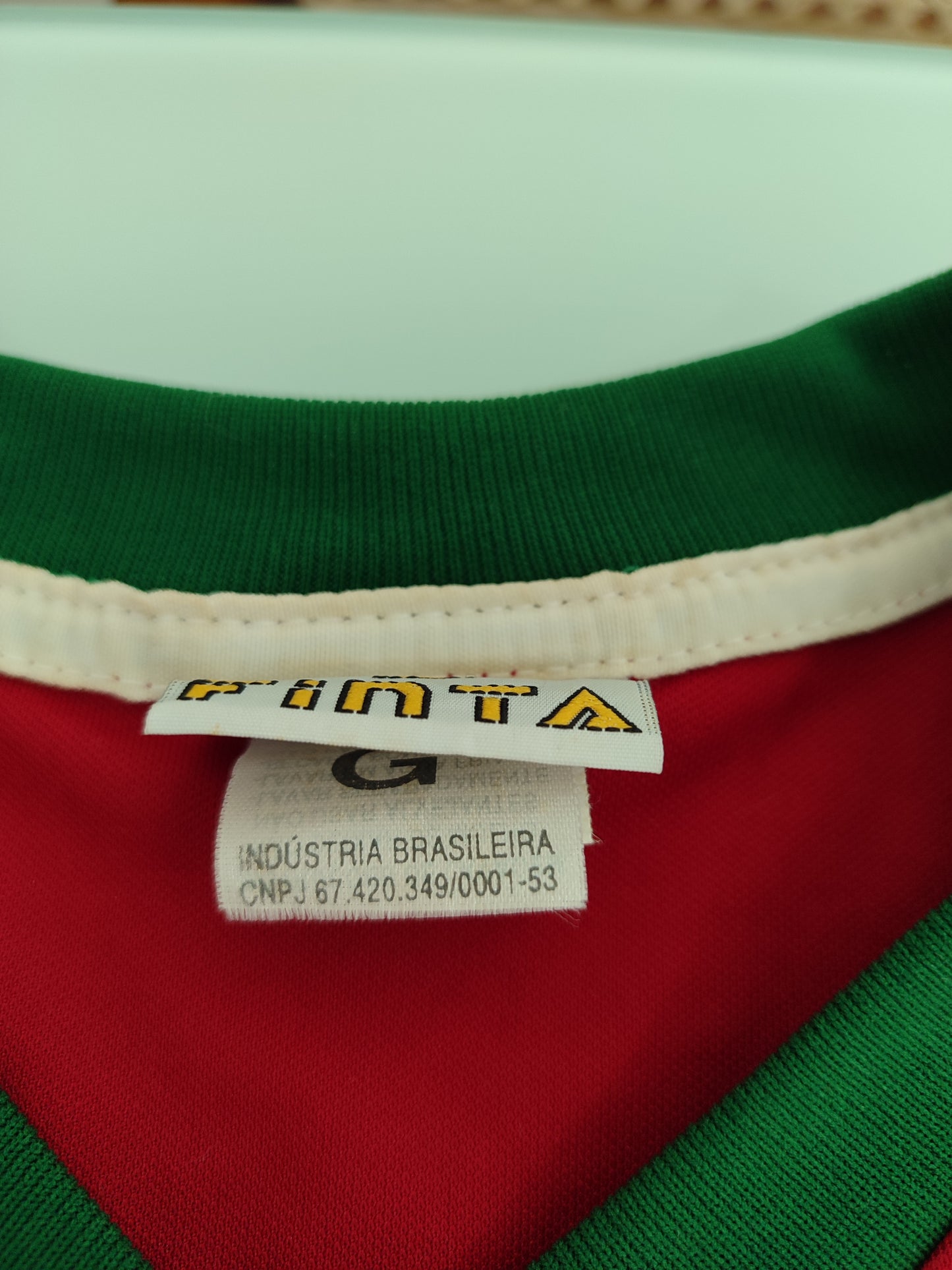 Sensacional Camisa da Portuguesa - Finta Anos 2000 - de Jogo - Capitão