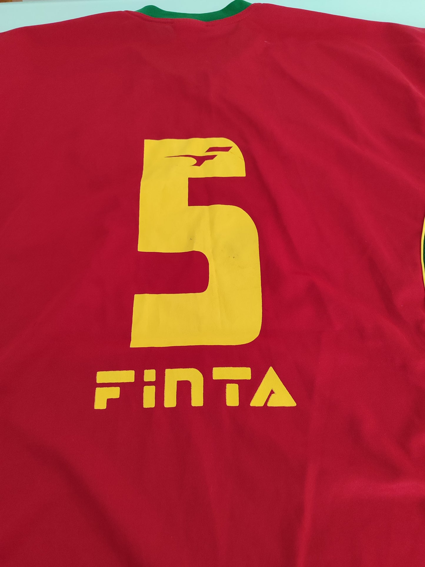 Sensacional Camisa da Portuguesa - Finta Anos 2000 - de Jogo - Capitão