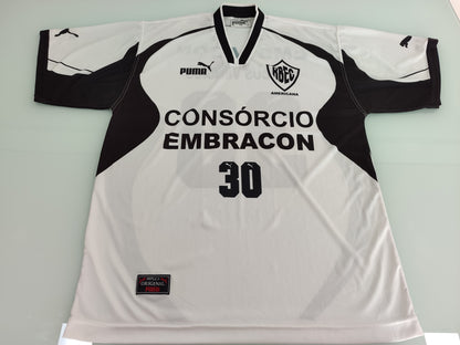 Rara Camisa do Rio Branco de Americana - Usada em Jogo Paulistão Anos 2000 - Puma