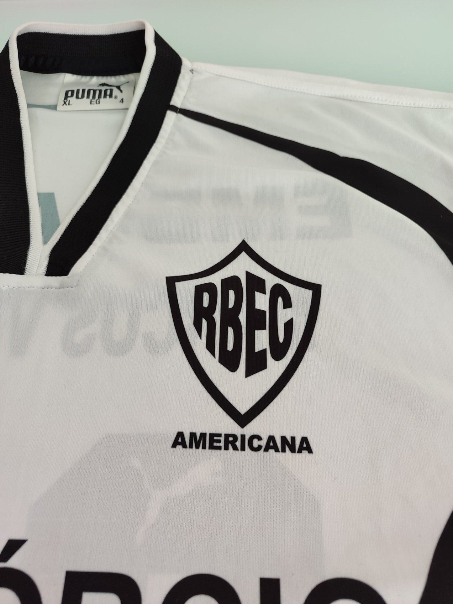 Rara Camisa do Rio Branco de Americana - Usada em Jogo Paulistão Anos 2000 - Puma