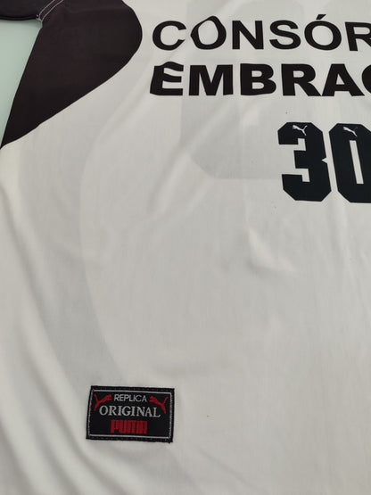 Rara Camisa do Rio Branco de Americana - Usada em Jogo Paulistão Anos 2000 - Puma