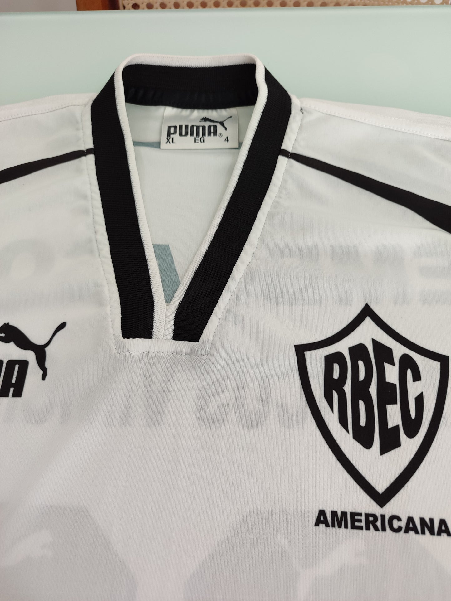 Rara Camisa do Rio Branco de Americana - Usada em Jogo Paulistão Anos 2000 - Puma