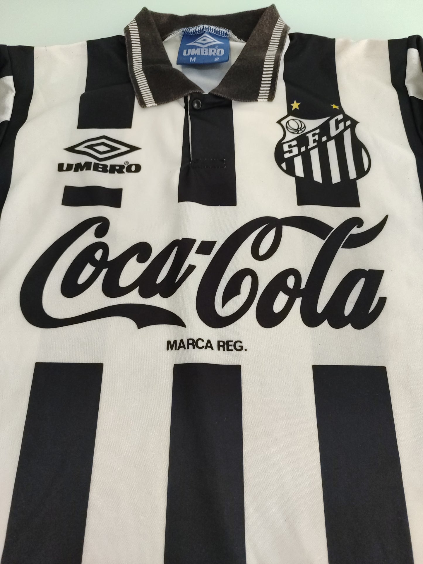 Espetacular e Raríssima Camisa do Santos - Mangas Longas - 1991/1992