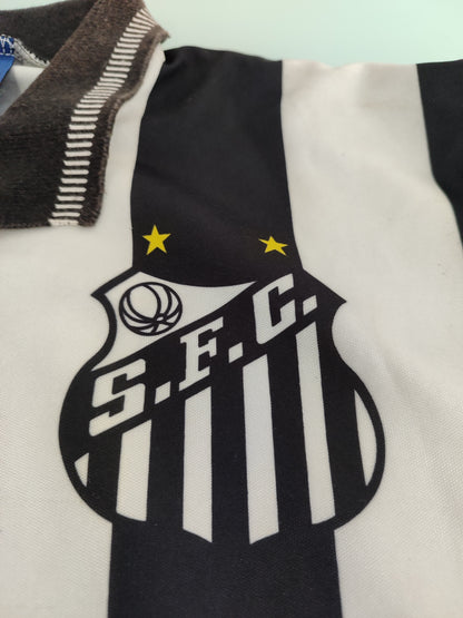 Espetacular e Raríssima Camisa do Santos - Mangas Longas - 1991/1992
