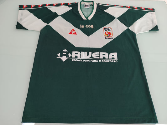 Rara Camisa do União São João - Usada em Jogo Paulistão Anos 90 - Le Coq Sportif